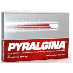 Pyralgina 500 mg tabl. 6 tabl.