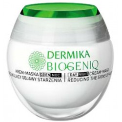 Dermika Biogeniq 60+ Krem-maska redukujący objawy starzenia dzień/noc 50 ml 