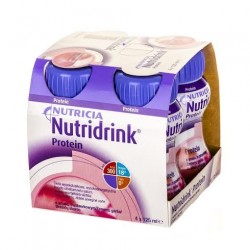 Nutridrink Protein (Compact Protein) o smaku truskawkowym 4 x 125 ml