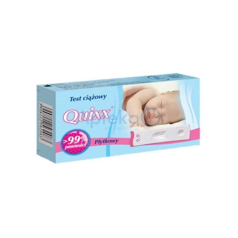 Quixx Duo test ciążowy płytkowy 1szt.
