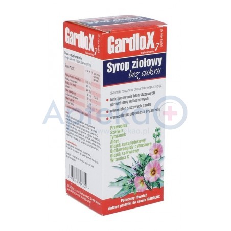 Gardlox 7 syrop ziołowy bez cukru 120 ml