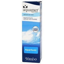 Aquamer hipertoniczny roztwór soli morskiej 550 dawek 50 ml