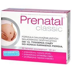 Prenatal Classic z jodem tabletki powlekane 30 tabl. powl.