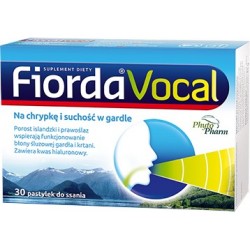 Fiorda Vocal pastylki do ssania o smaku owoców leśnych 30 past.