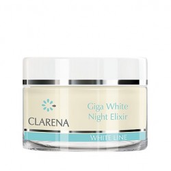 Clarena White Giga White Night Elixir Eliksir wybielający na noc 50ml