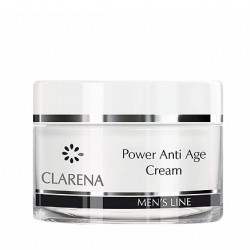 Clarena Men's Power Anti Age Cream Krem przeciwzmarszczkowy dla mężczyzn 50ml
