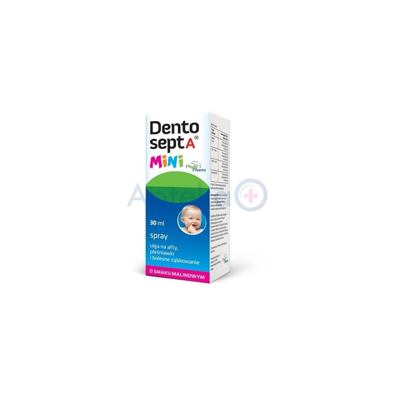 Dentosept A Mini spray o smaku malinowym 30ml
