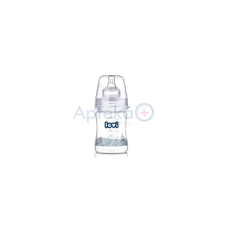 Lovi Szklana butelka Diamond Glass Marine 150ml