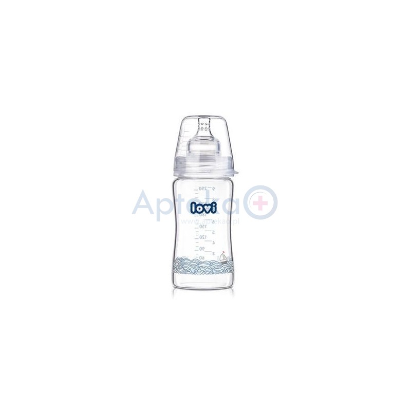 Lovi Szklana butelka Diamond Glass Marine 250ml