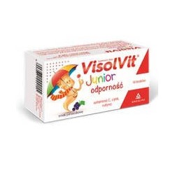 Visolvit Junior odporność lizaki o smaku porzeczkowym 10szt.