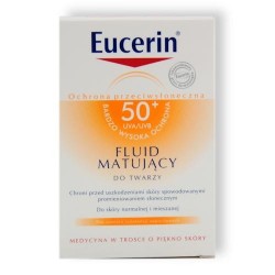 Eucerin Ochrona przeciwsłoneczna Fluid matujący do twarzy SPF 50 + 50 ml