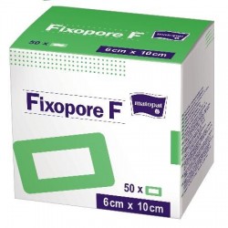 Opatrunek Foliowy Fixopore F 10cm x 6cm 50 sztuk
