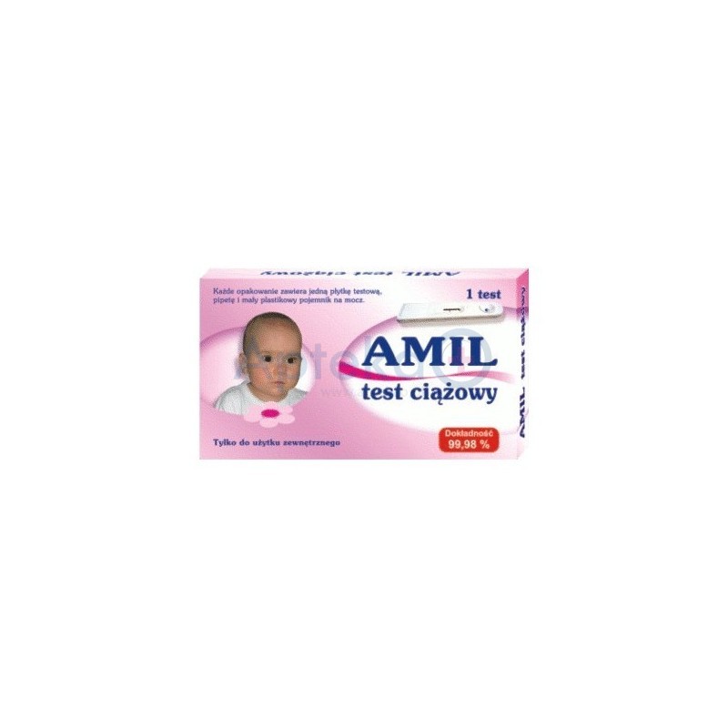 AMIL Test ciążowy płytkowy 1szt.