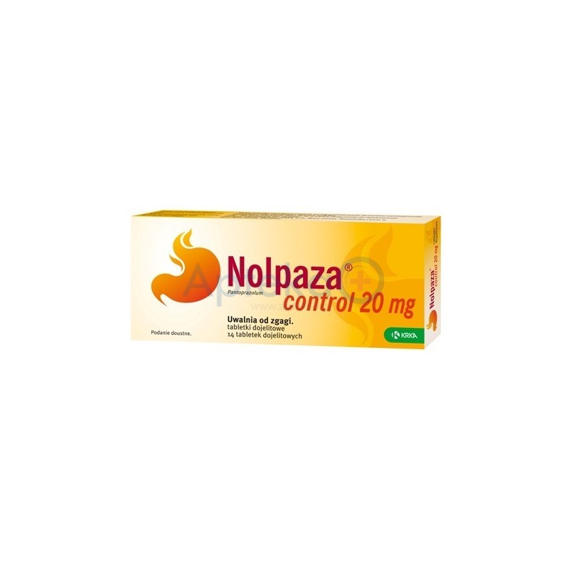Nolpaza Control 20 mg tabletki dojelitowe 14 tabl.  