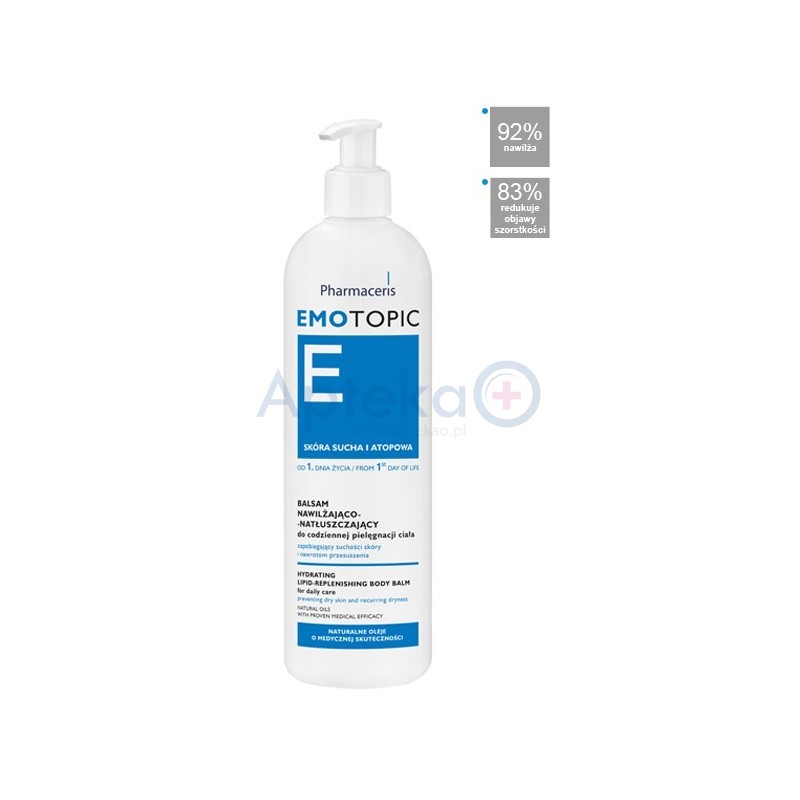Pharmaceris E EMOTOPIC balsam nawilżająco-natłuszczający (EMOLIACTI kemowa emulsja do ciała)400 ml