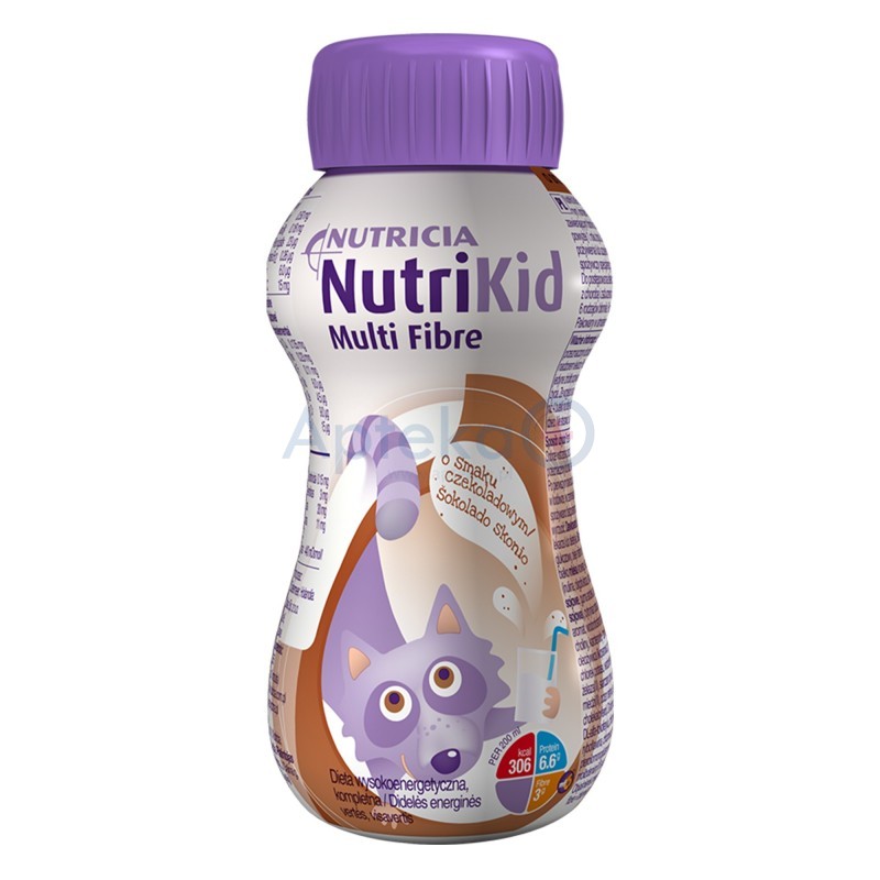 NutriKid Multi Fibre o samku czekoladowym od 1 roku życia 200 ml