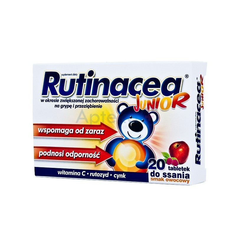 Rutinacea Junior tabletki do ssania 20 tabl.