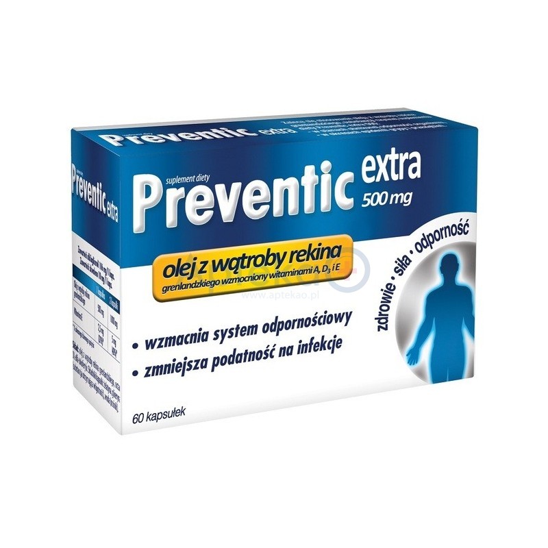 Preventic Extra 500 mg kapsułki 60 kaps.
