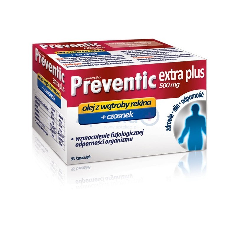 Preventic Extra Plus 500 mg kapsułki 60 kaps.