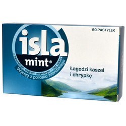 Isla Mint pastylki do ssania z naturalnym olejkiem miętowym 30 past.