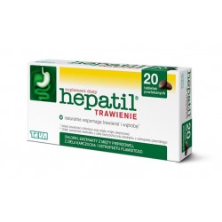 Hepatil Trawienie 20 tabletek