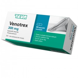 Venotrex 300 mg 50 kapsułek twardych
