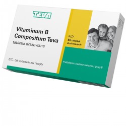 Vitaminum B compositum Teva 50 tabletek drażowanych