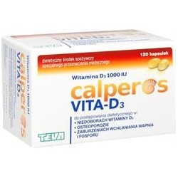 Calperos Vita-D3 1000 j.m 120 kapsułek