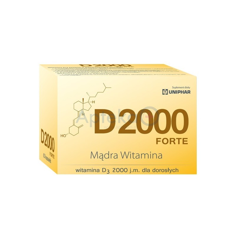  D 2000 Forte Mądra Witamina 60 kapsułek 