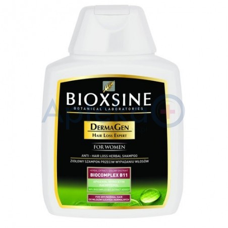 Bioxsine Dermagen For Women szampon przeciw wypadaniu  włosy suche i normalne 300 ml