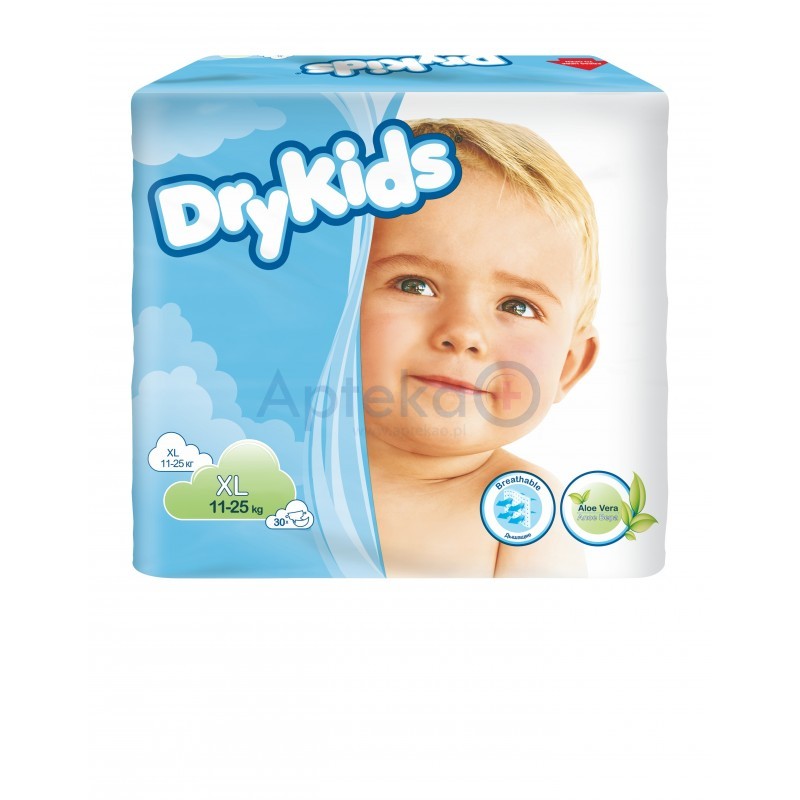 Dry Kids XL (11-25 cm) pieluchy dla dzieci 5369 30 szt.
