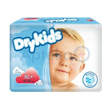 Dry Kids XL + (15-30 kg) pieluchy dla dzieci 5619 30 szt.
