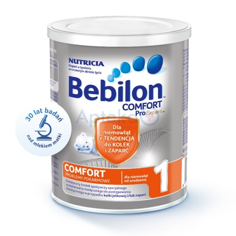 Bebilon Comfort 1 z Pronutra mleko początkowe dla niemowląt 400g