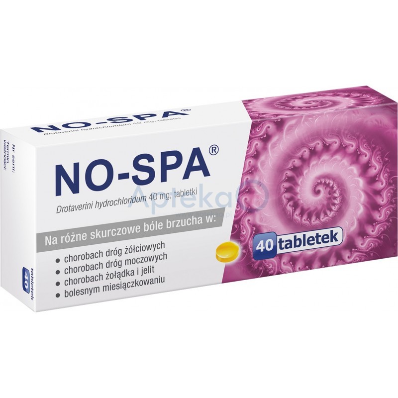 No-spa 40 mg tabletki 40 tabl. 