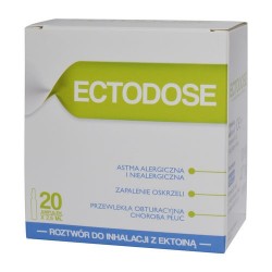 Ectodose roztwór do inhalacji z ektoiną 20 amp. po 2,5 ml