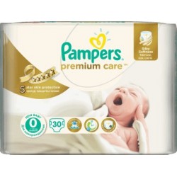 Pampers Premium Care Newborn 0 poniżej  2,5 kg pieluszki jednorazowe 30 sztuk