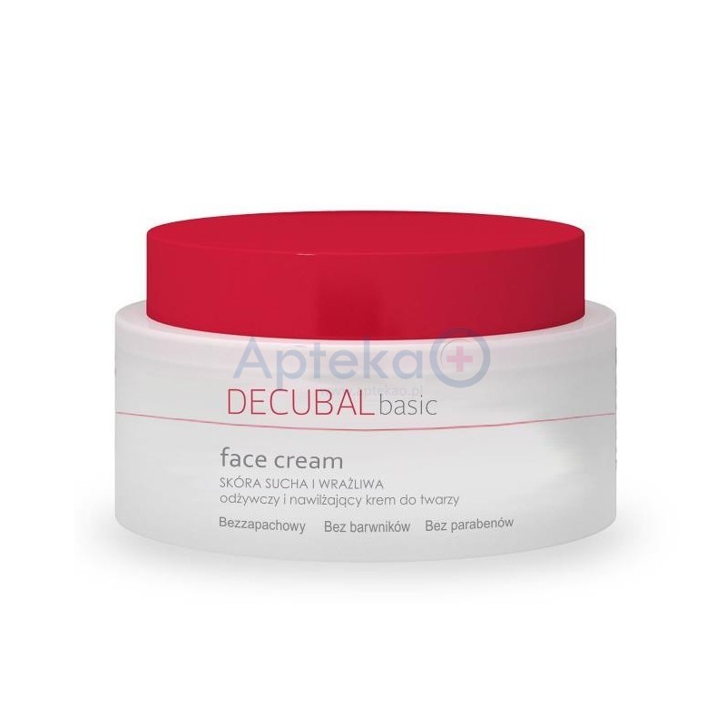 Decubal Basic Face Cream Odżywczy i nawilżający krem do twarzy 75ml