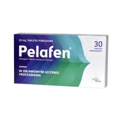 Pelafen 20 mg 30 tabletek powlekanych