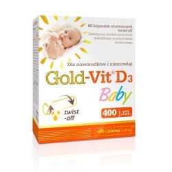 Gold-Vit D3 Baby 400 j.m. kapsułki twist-off 60 kaps.