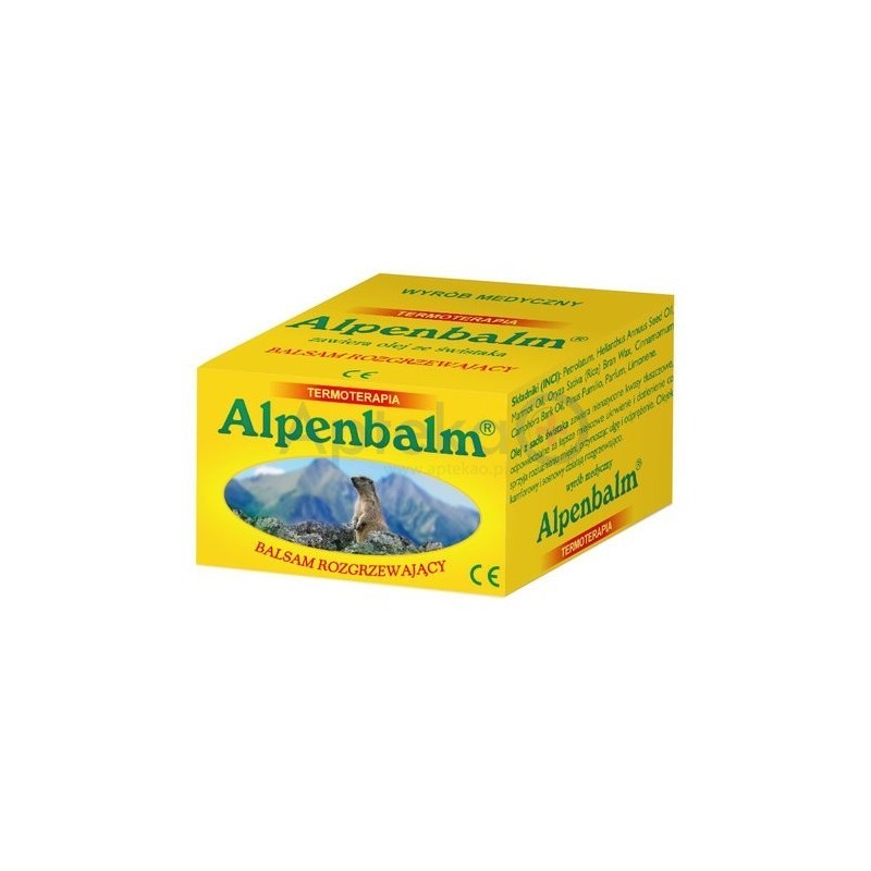 Alpenbalm balsam rozgrzewający z sadła świstaka 60 g