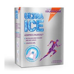 Ultra Ice Ibuprom Sport kompresy chłodzące 14 x 18 cm 2 sztuki