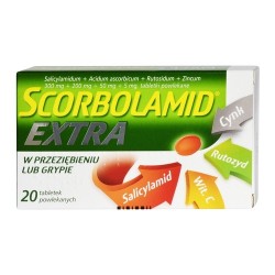 Scorbolamid Extra tabletki powlekane 20 tabl.