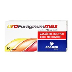 Urofuraginum Max 100mg tabletki 30 tabl.
