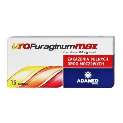 Urofuraginum Max 100mg tabletki 15 tabl.