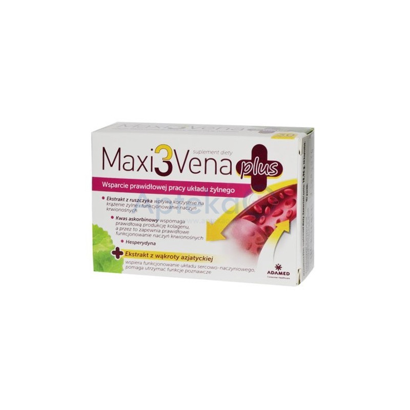 Maxi3Vena Plus tabletki 30 kaps.