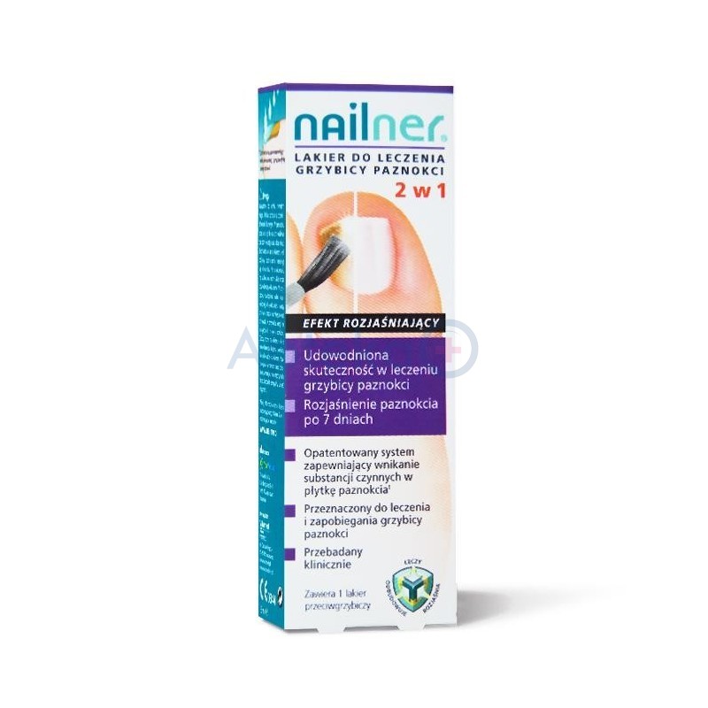 Nailner Lakier przeciw grzybicy paznokci 2 w 1 5 ml