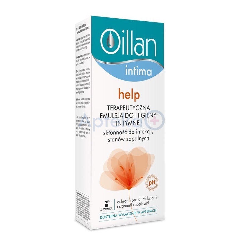 OILLAN Intima Help terapeutyczna emulsja do higieny intymnej 200 ml