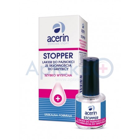 Acerin Stopper lakier do paznokci ze skłonnością do grzybicy 8ml