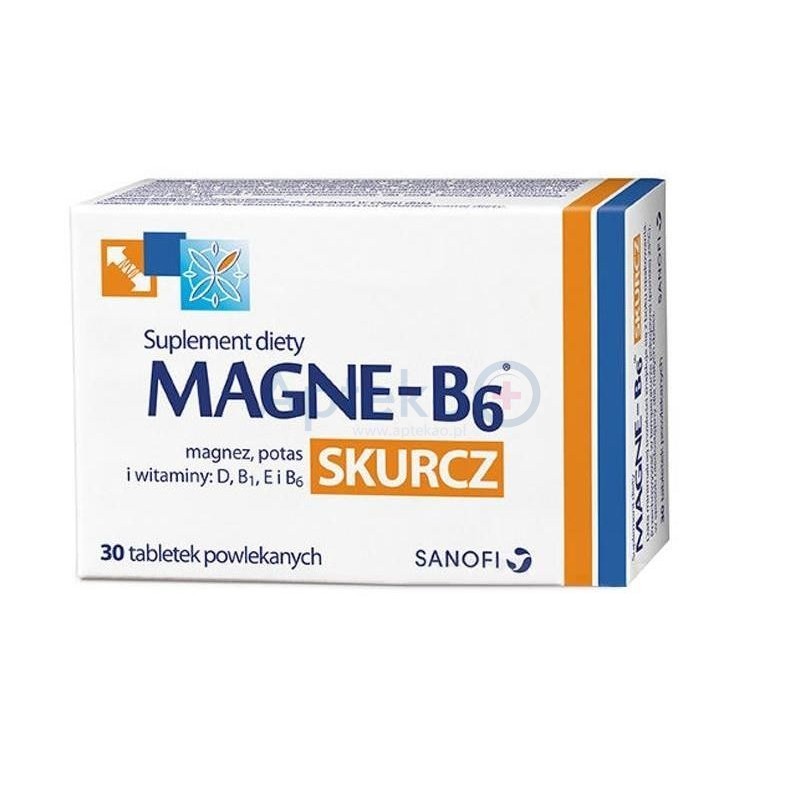 Magne B6 Skurcz tabletki powlekane 30 tabl.