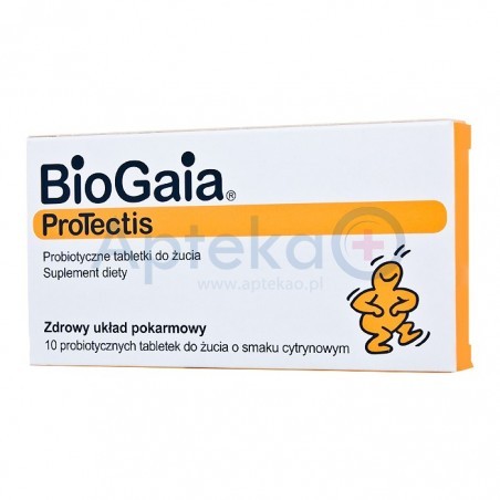 BioGaia probiotyczne tabletki do żucia 10 tabl.